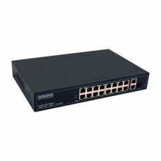 Osnovo SW-61621(300W) PoE коммутатор Fast Ethernet на 16 x RJ45 PoE + 2 x RJ45 GE + 1 SFP GE порта