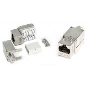 Hyperline KJNE-8P8C-C5e-90-SH-F-WH Вставка Keystone Jack RJ-45(8P8C)