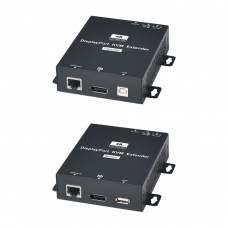 SC&T DP02U Комплект (передатчик + приёмник) для передачи DisplayPort + USB + RS232