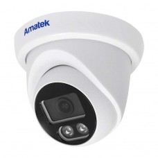 Amatek AC-ID202AE (2.8) 3Мп/2Мп IP видеокамера купольная вандалозащищенная без PoE