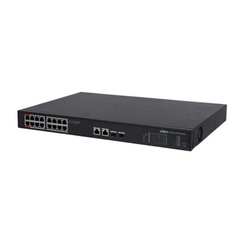 Dahua DH-PFS3228-24GT-240 24-портовый неуправляемый гигабитный коммутатор с PoE Dahua DH-PFS3228-24GT-240 24-портовый неуправляемый гигабитный коммутатор с PoE