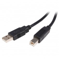 Кабель USB 2.0 A (M) - USB B (M), 2m, DEXP Черный