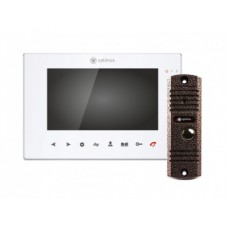 Optimus VMH-7.8 (w)+ DS-700L (медь) Комплект видеодомофона