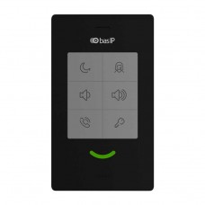 BAS-IP SP-03 BLACK Аудиодомофон IP  с поддержкой SIP, P2P