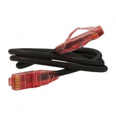 Hyperline PC-LPM-UTP-RJ45-RJ45-C5e-0.15M-LSZH-BK Патч-корд