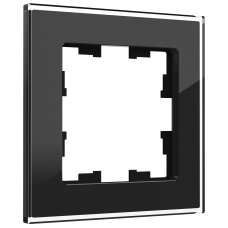 IEK Рамка 1-местная РУ-1-2-БрЧ стекло черный BRITE