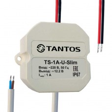 Tantos TS-1A-U-Slim Источник вторичного электропитания 12В, 1А  всепогодный IP67