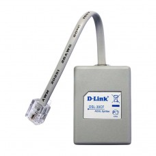 D-Link DL-DSL-30CF/RS Сплиттер ADSL2+ Annex A c телефонным кабелем 12 см
