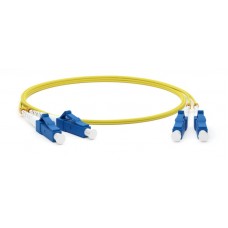 Hyperline FC-D2-9-LC/UR-LC/UR-H-10M-LSZH-YL Патч-корд волоконно-оптический (шнур)