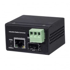 NST NS-MC-1G1GX-P/IS Промышленный компактный Ultra PoE медиаконвертер Gigabit Ethernet