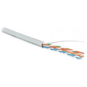 Hyperline UUTP4-C5E-S24-IN-PVC-GY-305 Кабель витая пара