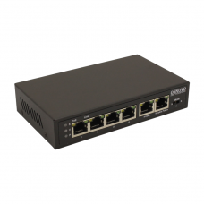 Osnovo SW-20600/D PoE Коммутатор/ удлинитель Fast Ethernet на 6 портов с питанием по PoE